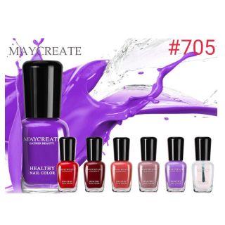 Hộp 6 chai sơn móng tay màu Maycreate