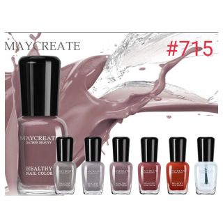 Hộp 6 chai sơn móng tay màu Maycreate