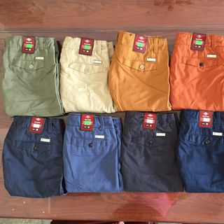 Short kaki 100cotton