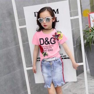 Set váy bé gái năng động cá tính Hàng có sẵn