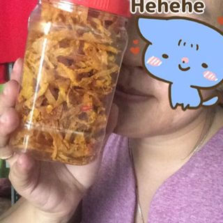 mực khô xé sợi tẩm gia vị