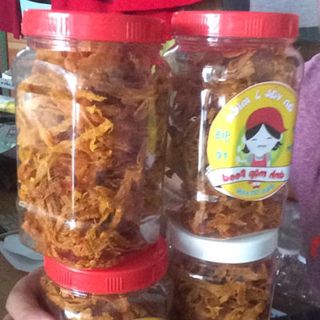 mực khô xé sợi tẩm gia vị