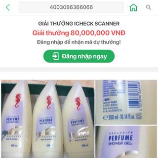 Sữa tắm cá ngựa hàng chuẩn