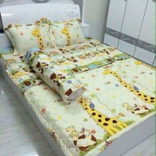 Trọn bộ chăn ga gối cotton poly mềm mịn