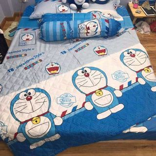 Trọn bộ chăn ga gối cotton poly mềm mịn