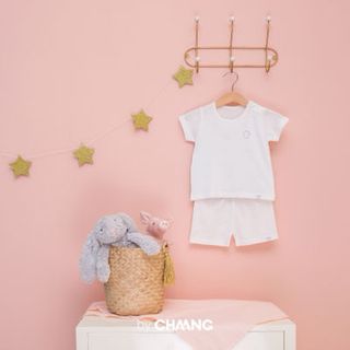Bộ cúc vai trắng Chaang baby Nursery