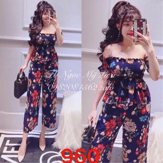 sét bộ hoa nhún rớt vai