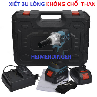 Máy tháo mở Bu lông dùng Pin không chổi than Heimerdinger - 2 pin
