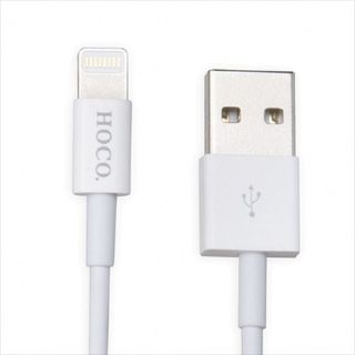 Cáp sạc HOCO trắng Lightning 120 cm