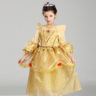 Đầm hoá trang công chúa Belle cho bé gái