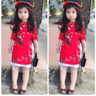 Áo dài cách tân cho bé gái