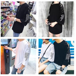 ÁO UNISEX THÁI TAY LỠ - KHOEN TAY