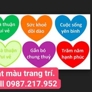 Bán Cát Màu giá tốt Có 15 màu khác nhau - màu sắc tươi đẹp