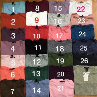 Áo thun nữ đủ màu free size từ 62kg trở xuống
