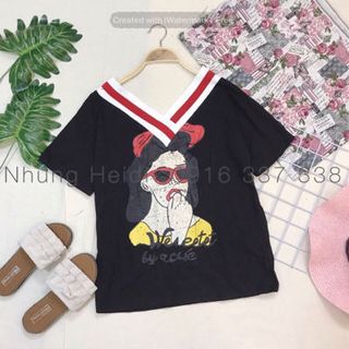 Áo thun bẹt vai