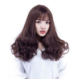Nguyên đầu xoăn phồng nhiều màu
