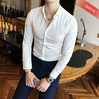 Áo Sơ Mi Màu Tay Dài