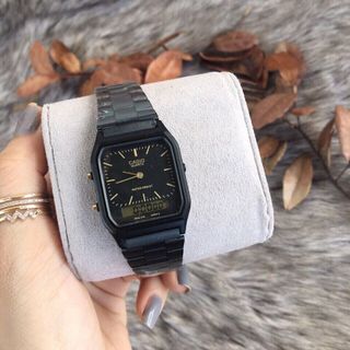 Đồng hồ Casoi dây inox máy nhật