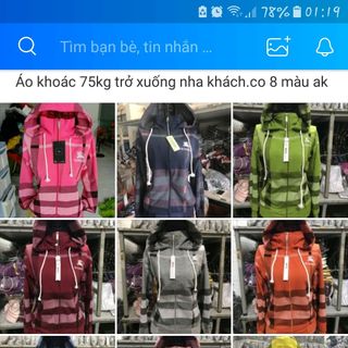 áo khoác bigsize dưới 80kg
