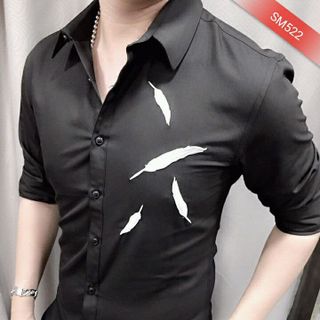 Áo Sơ Mi Thêu Họa Tiết