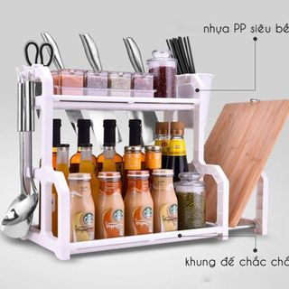 Kệ Đựng Đồ Nhà Bếp Kèm Khay Dao Thớt giá sỉ​ giá bán buôn