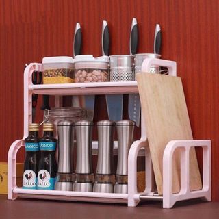 Kệ Đựng Đồ Nhà Bếp Kèm Khay Dao Thớt giá sỉ​ giá bán buôn