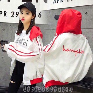 ÁO KHOÁC NỮ HAMPION - XƯỞNG ÁO KHOÁC DÙ