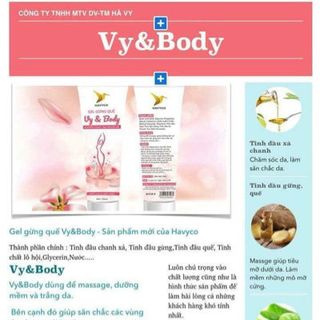 Gel Tan Mỡ Gừng Quế VyBody