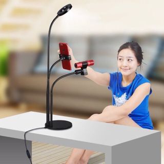 Bộ giá đỡ Livestream có đèn Led - ms 18817 giá sỉ