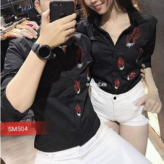 Áo Sơ Mi ThÊu Tay Dài 2