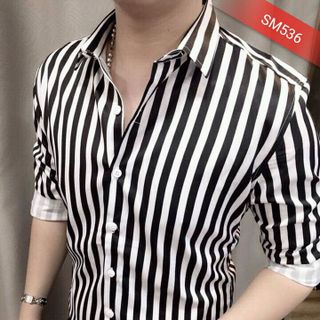 Áo Sơ Mi Sọc Tay Dài