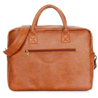 Cặp Xách Da Công Sở Đựng Được Laptop CNT HQ07 BÒ ĐẬM