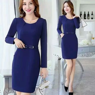 Đầm công sở thời trang quảng châu giá sỉ