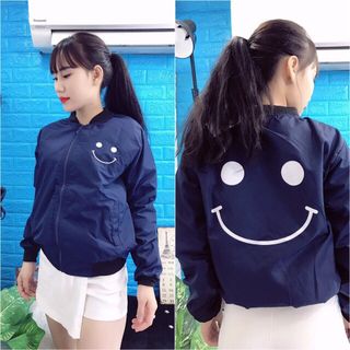ÁO KHOÁC DÙ MẶT CƯỜI -