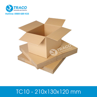 Hộp carton đối khẩu TC10 - 210x130x120mm giá sỉ