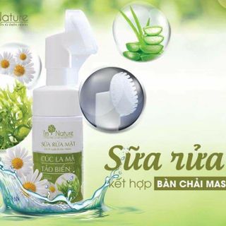sữa rửa mặt cúc la mã tảo biển