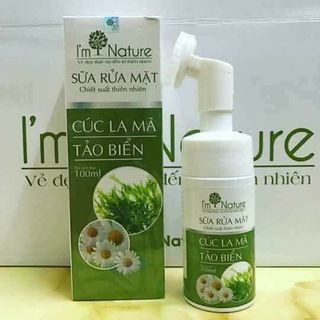 sữa rửa mặt cúc la mã tảo biển