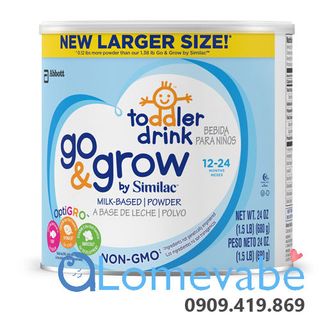 Sữa Similac Go Grow Non - GMO dành cho bé 12-24 tháng tuổi hộp 680g giá sỉ