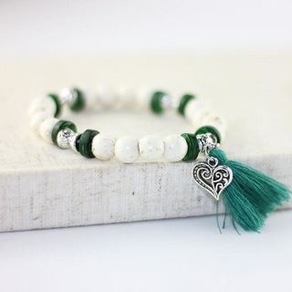 Vòng uyên ương hạt giả đá - được chọn màu