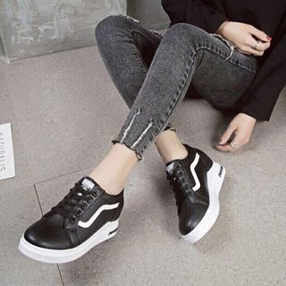 giày bata độn nữ