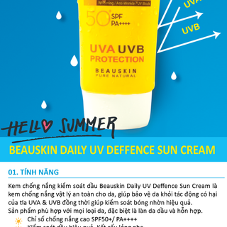 Kem chống nắng kiểm át dầu Beauskin Giá Buôn giá sỉ
