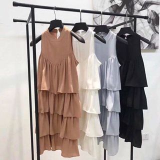 Váy tầng sát nách