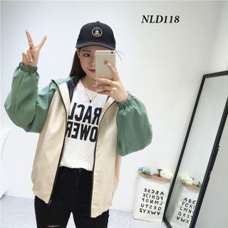 ÁO KHOÁC DÙ PHỐI TAY MŨ