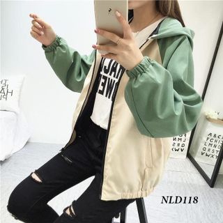 ÁO KHOÁC DÙ PHỐI TAY MŨ