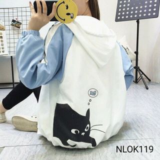 ÁO KHOÁC DÙ PHỐI MÀU MIU