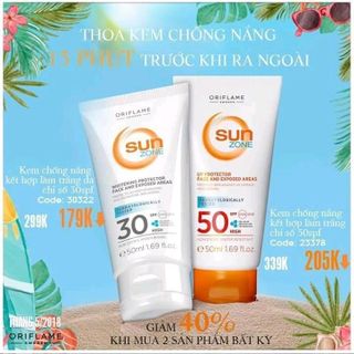 HỘP 2 SẢN SẢN PHẨM KEM CHỐNG NẮNG