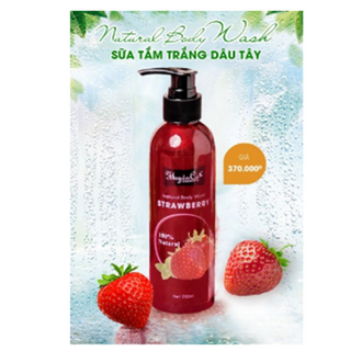 NATURAL BODY WASH - SỮA XÔNG TRẮNG TINH CHẤT DÂU TÂY