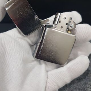 Zippo Bạc Phay Xước