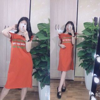 Váy thun sát nách dáng xuông