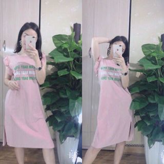 Váy thun sát nách dáng xuông